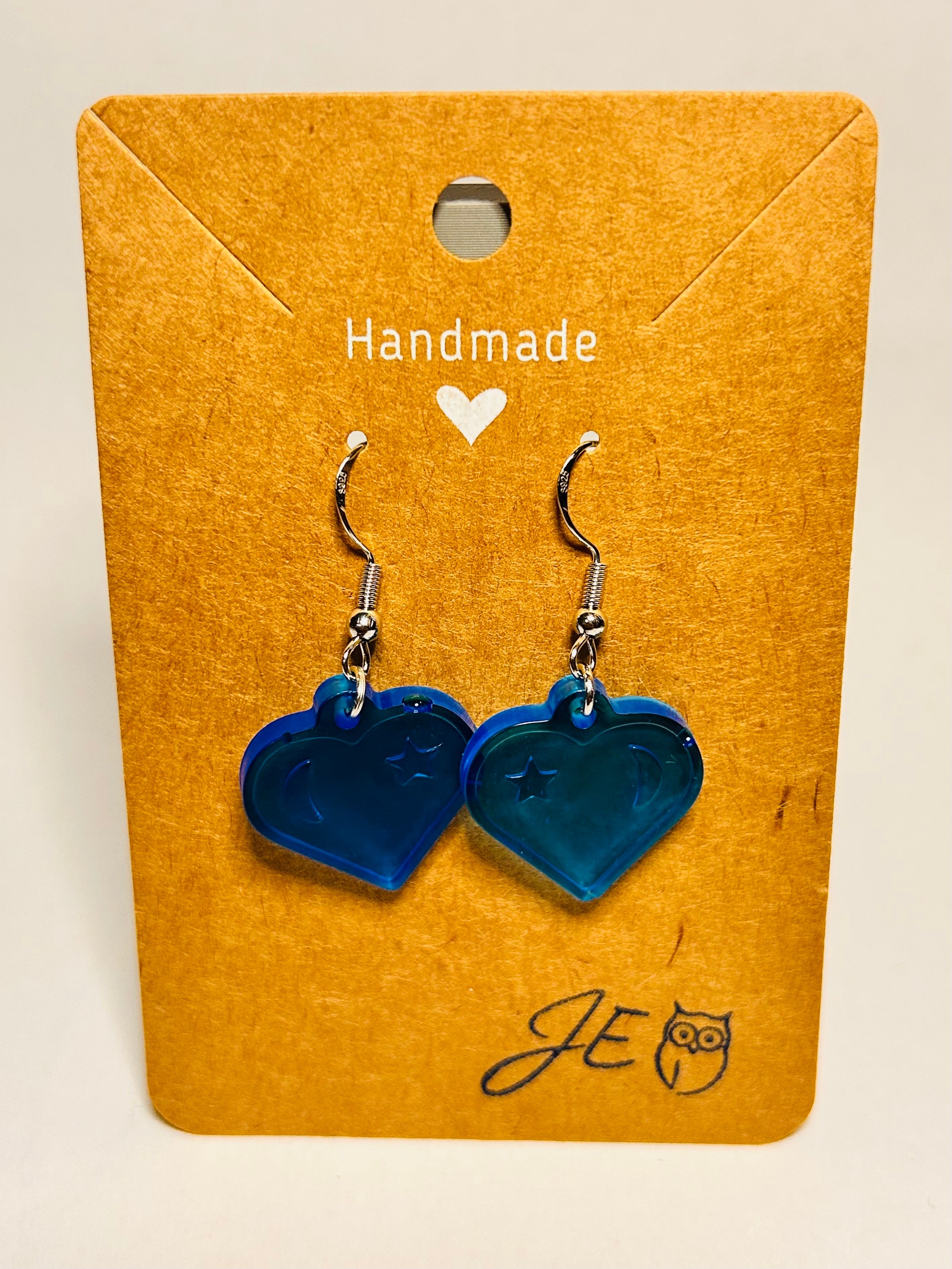 Ohrringe Herz – Night Sky