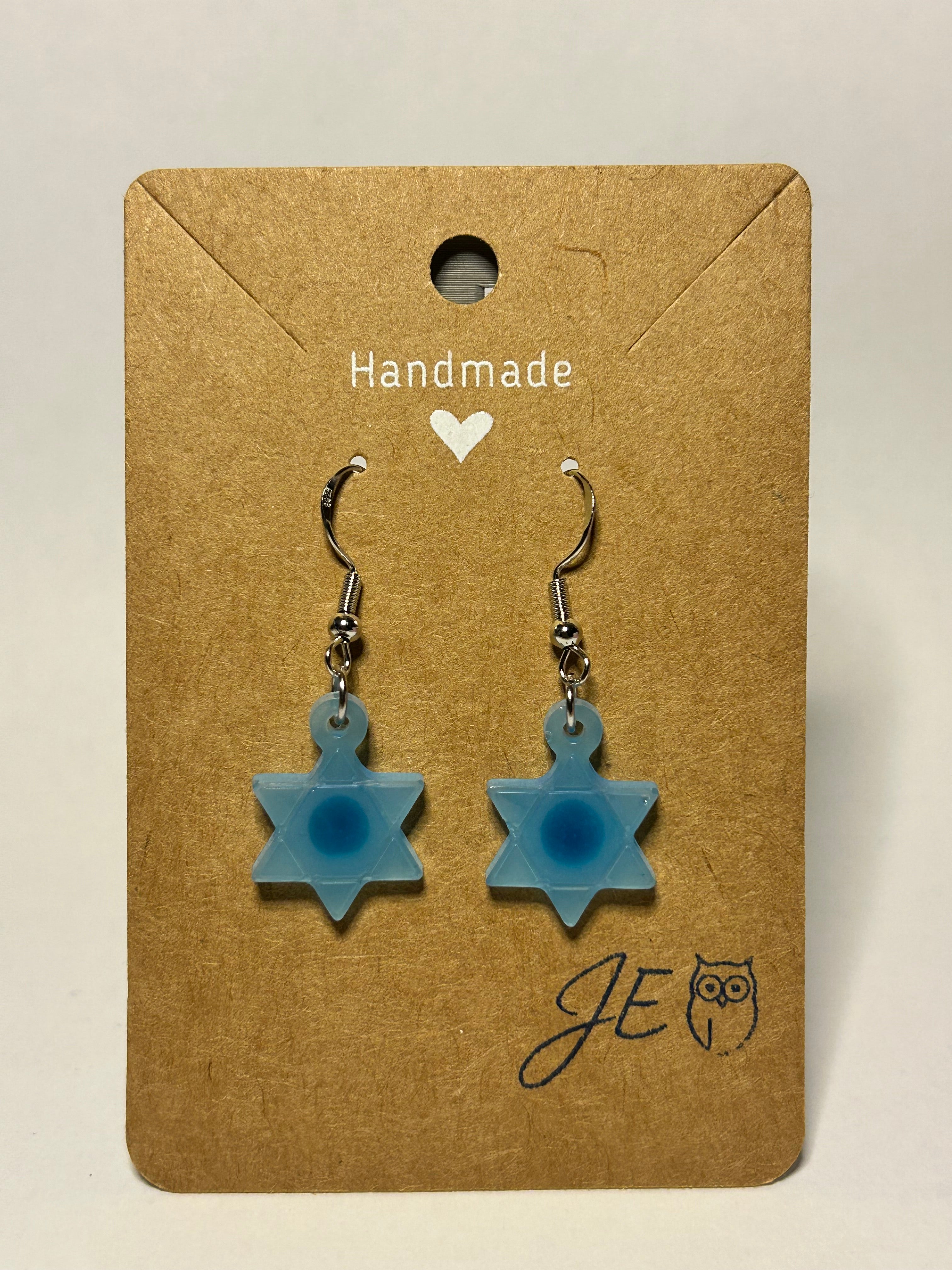 Ohrringe Polarstern-Form