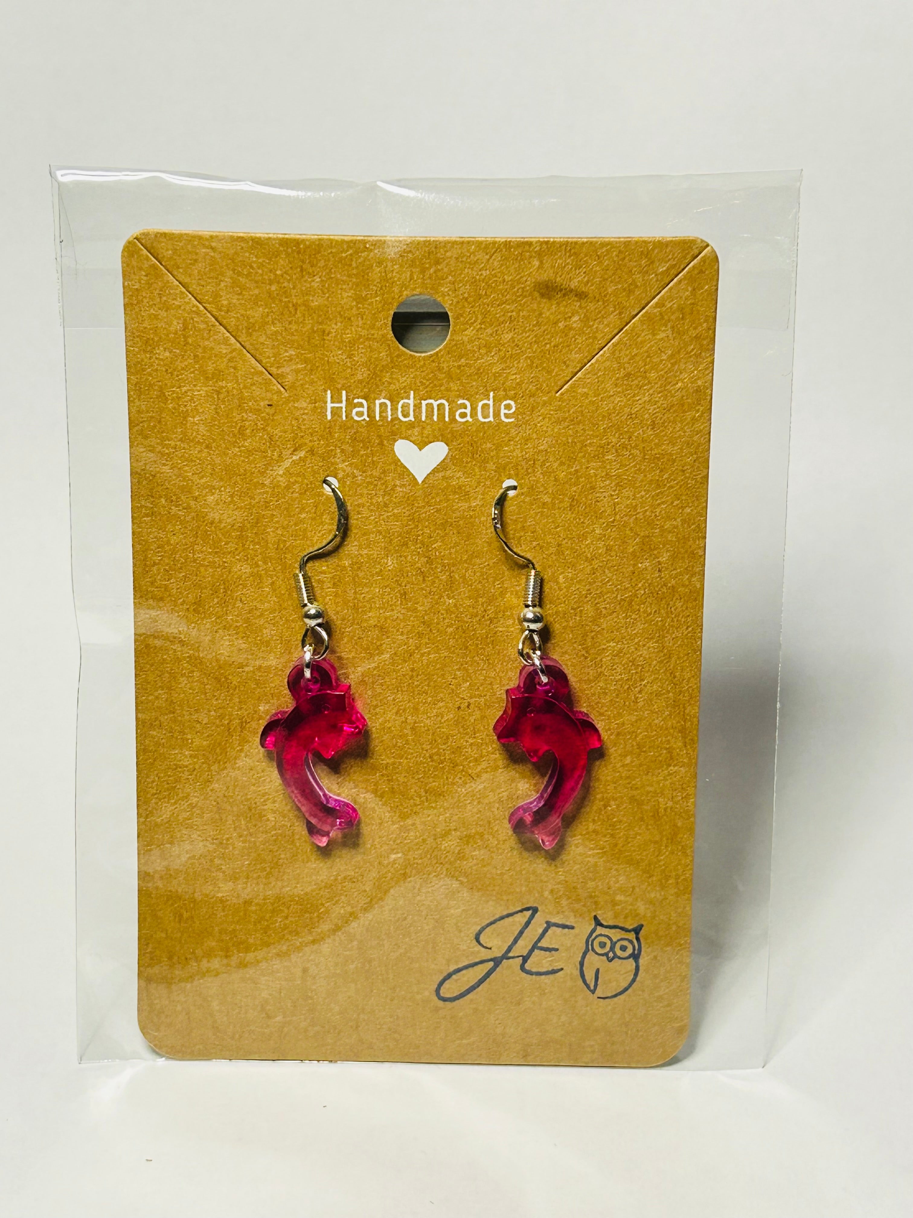 Ohrringe Delfin-Form